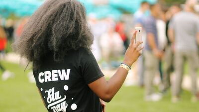 Student aan het werk op StuDay