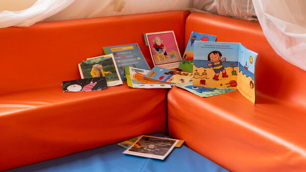 Leeshoekje in een kinderopvang
