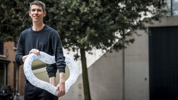 Joris Vanbriel met een ecoBirdy-creatie