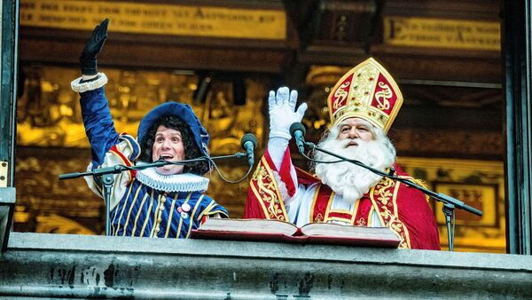 zwarte piet en sinterklaas